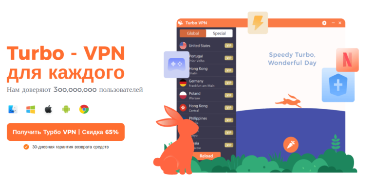 Читать далее о этой статье TurboVPN