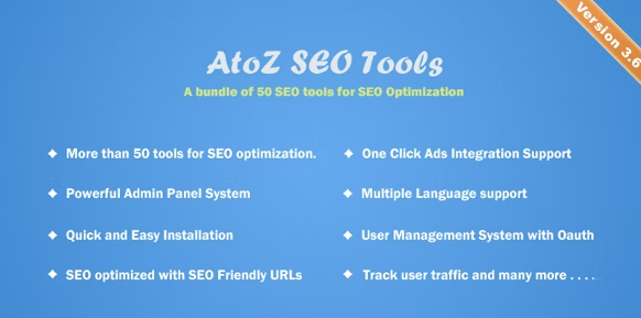 Читать далее о этой статье Atoz SEO tools v3.6