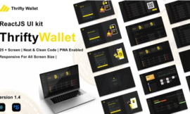Thriftywallet — набор пользовательского интерфейса для Crypto Wallet