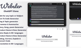 Webster — ChatGPT Clone